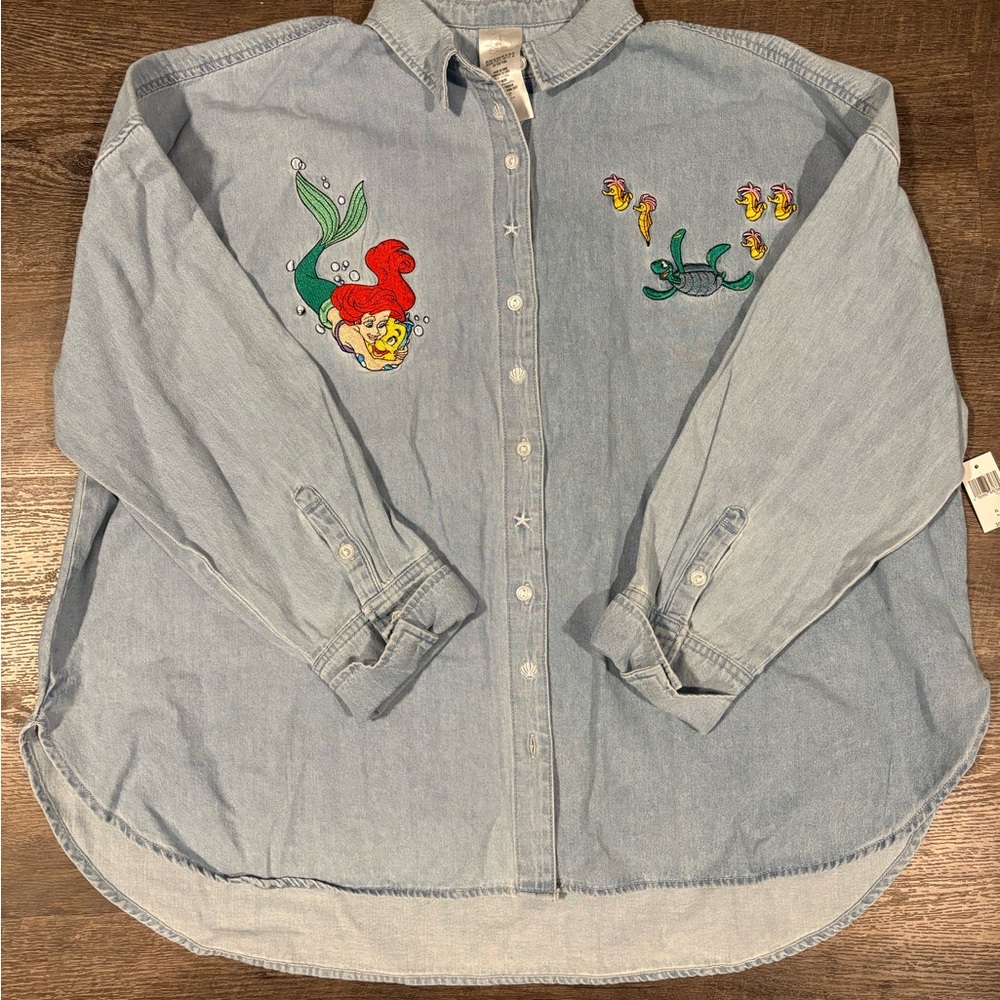 Disney Little Mermaid Denim Shirt